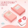 image:imageOutus 200 Pcs Soap Packaging Boxes Bulk for Homemade BrownPink