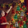 image:imageOutus 81 Pcs Christmas Buffalo Plaid Drawstring Gift Bags with Tags173