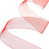 image:imageOutus Red Sheer Organza Ribbon 16 Inch 49 Yards Chiffon RibbonRed