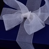 image:imageOutus Red Sheer Organza Ribbon 16 Inch 49 Yards Chiffon RibbonWhite